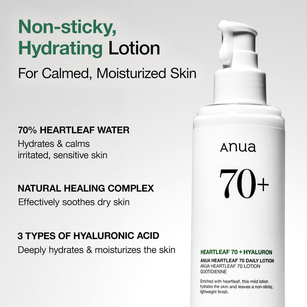 Anua Heartleaf 70 Daily Lotion Lightweight Moisturizer - 200 ml