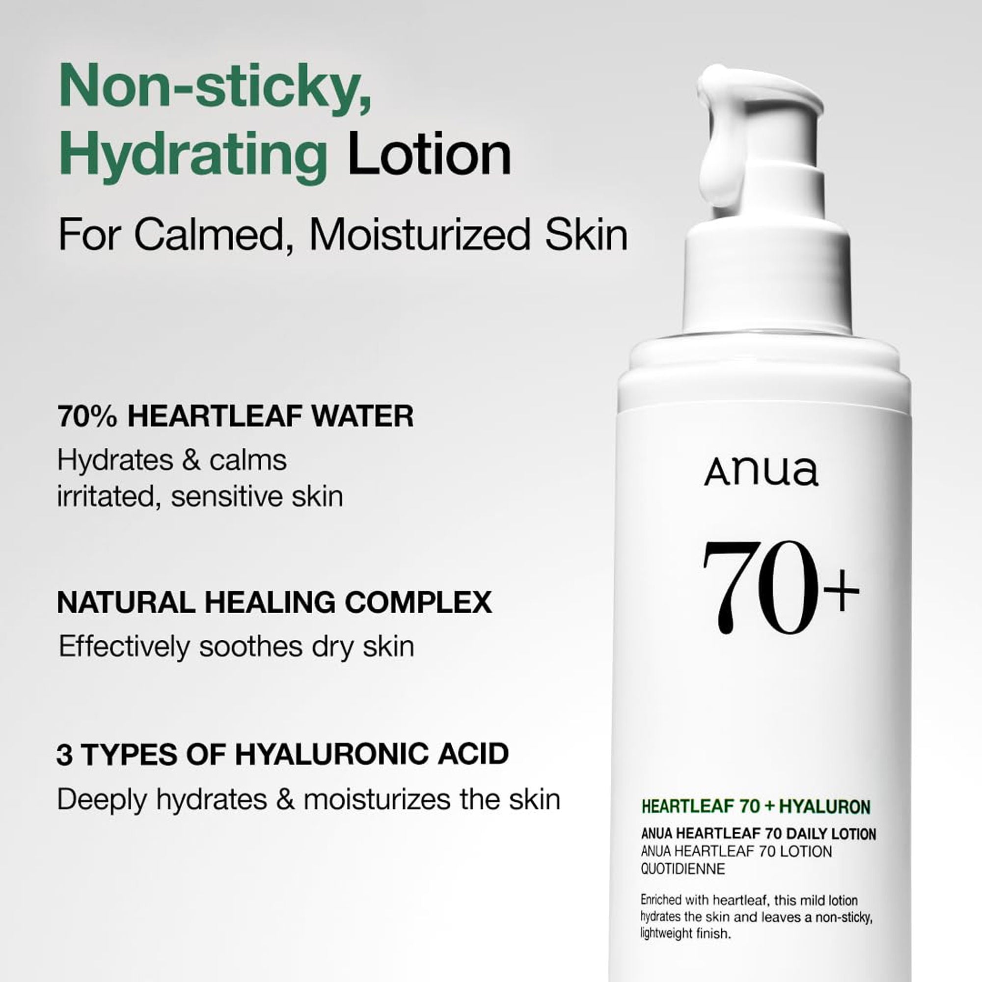 Anua Heartleaf 70 Daily Lotion Lightweight Moisturizer - 200 ml