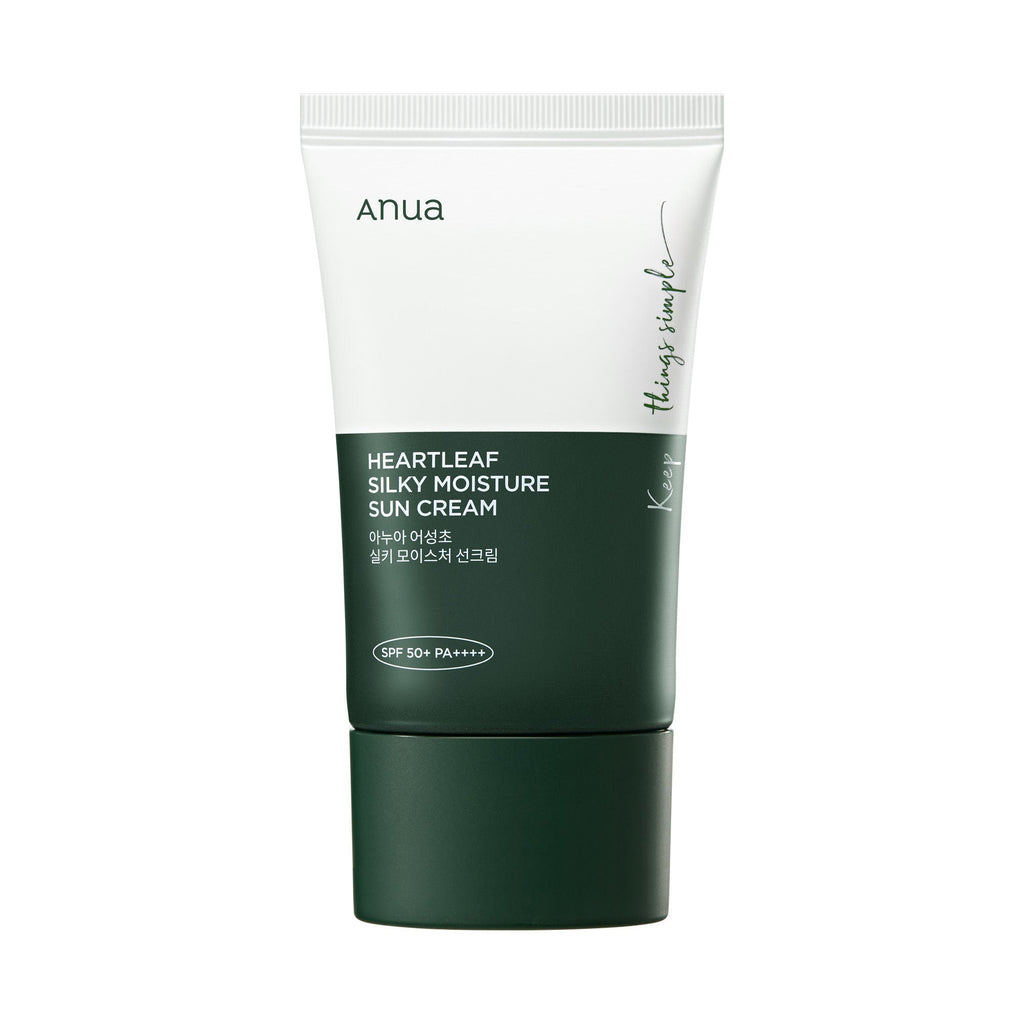 Anua Heartleaf Silky Moisture Sun Cream SPF 50+ PA++++ Hydrating - 50 ml
