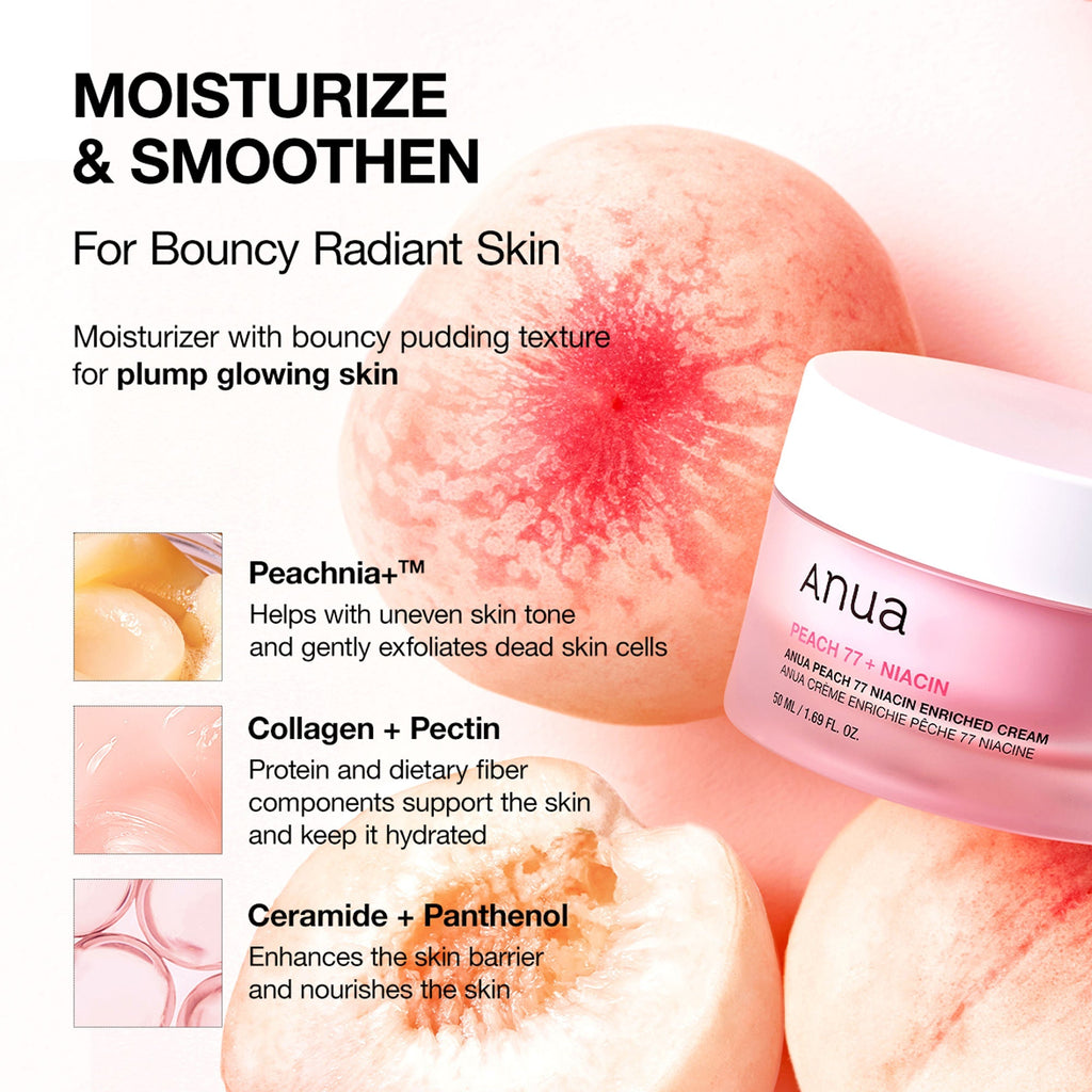 Anua Peach 77 Niacin Enriched Cream - 50 ml