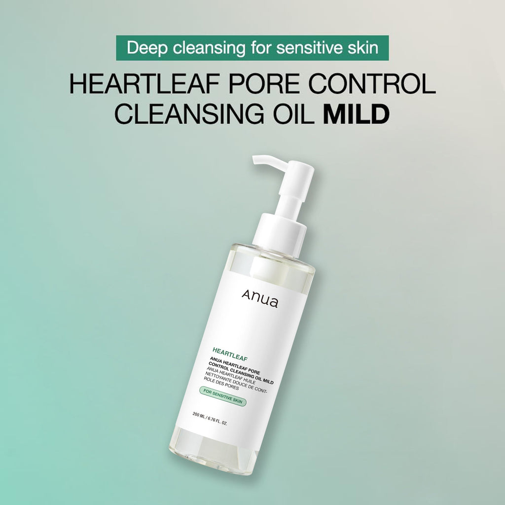 Anua Heartleaf Pore Control Cleansing Oil Mild For Sensitive Skin - 200 ml