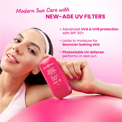 Dot & Key Dragon Fruit Bounce Sunscreen In-Vivo Tested SPF 50+ PA++++, With New-Age UV Filters