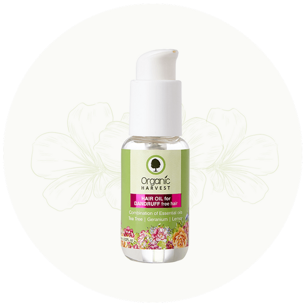 Organic Harvest Hair Oil for Dandruff Free Hair - 50 ml