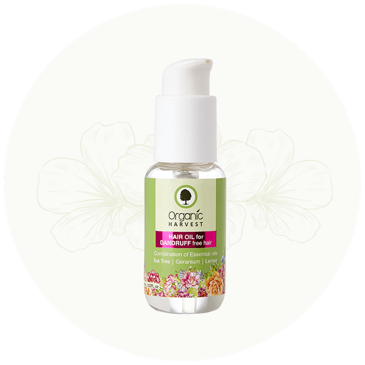 Organic Harvest Hair Oil for Dandruff Free Hair - 50 ml