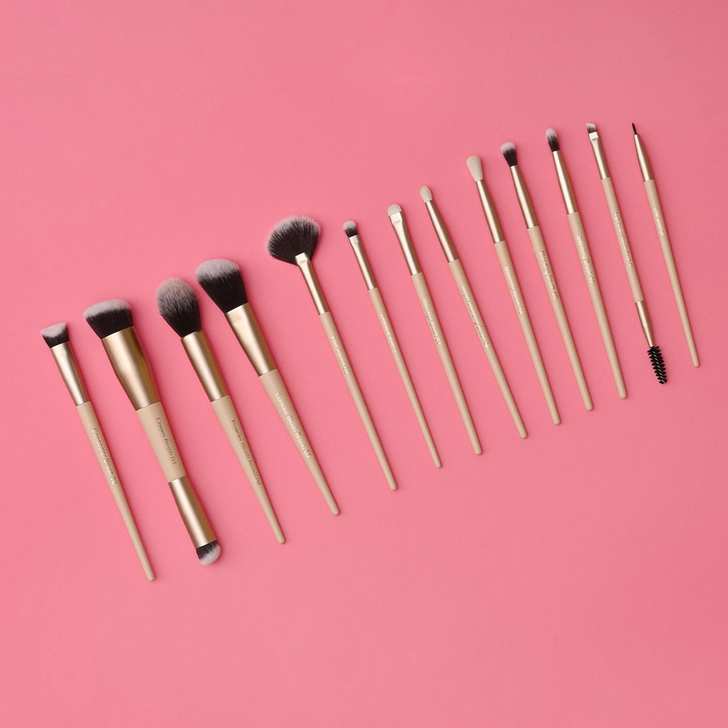 Milagro Beauty Arty Eyes & Face Makeup Brush Collection (Set Of 13 )