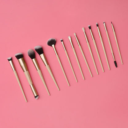 Milagro Beauty Arty Eyes & Face Makeup Brush Collection (Set Of 13 )