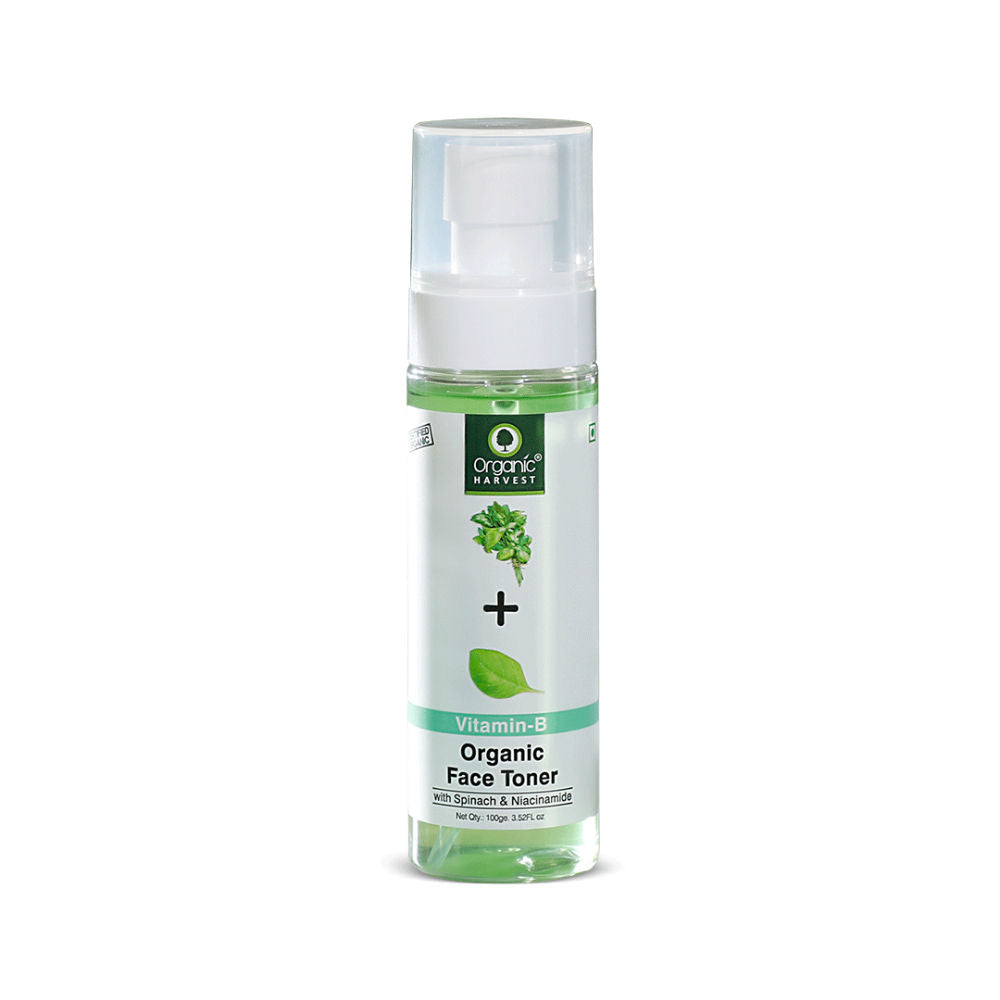 Organic Harvest Vitamin B Organic Face Toner with Spinach & Niacinamide - 100 ml