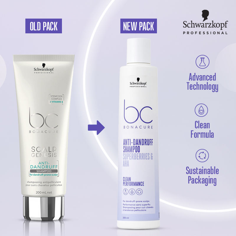 Schwarzkopf BC Scalp Genesis Anti Dandruff Shampoo - 250 ml