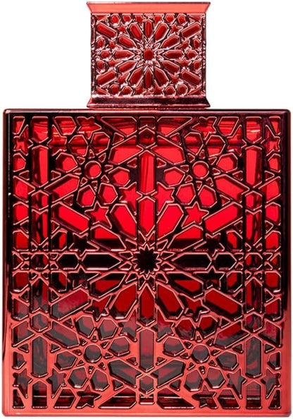 RAYHAAN Crimson Eau de Parfum Spray for Unisex –Luxury Arabian Perfume, Long Lasting EDP Fragrance, Premium Designer Red Bottle Scent, Rich Oriental Aroma for Men & Women