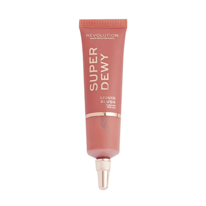 Makeup Revolution Superdewy Liquid Blusher - Ultra Pigmented-Dewy & Radiant Formula You Had Me At First Blush - Flushing For You