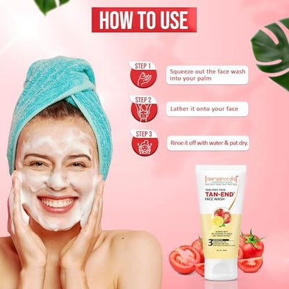 Aryanveda Tanned Facewash, 60 ml