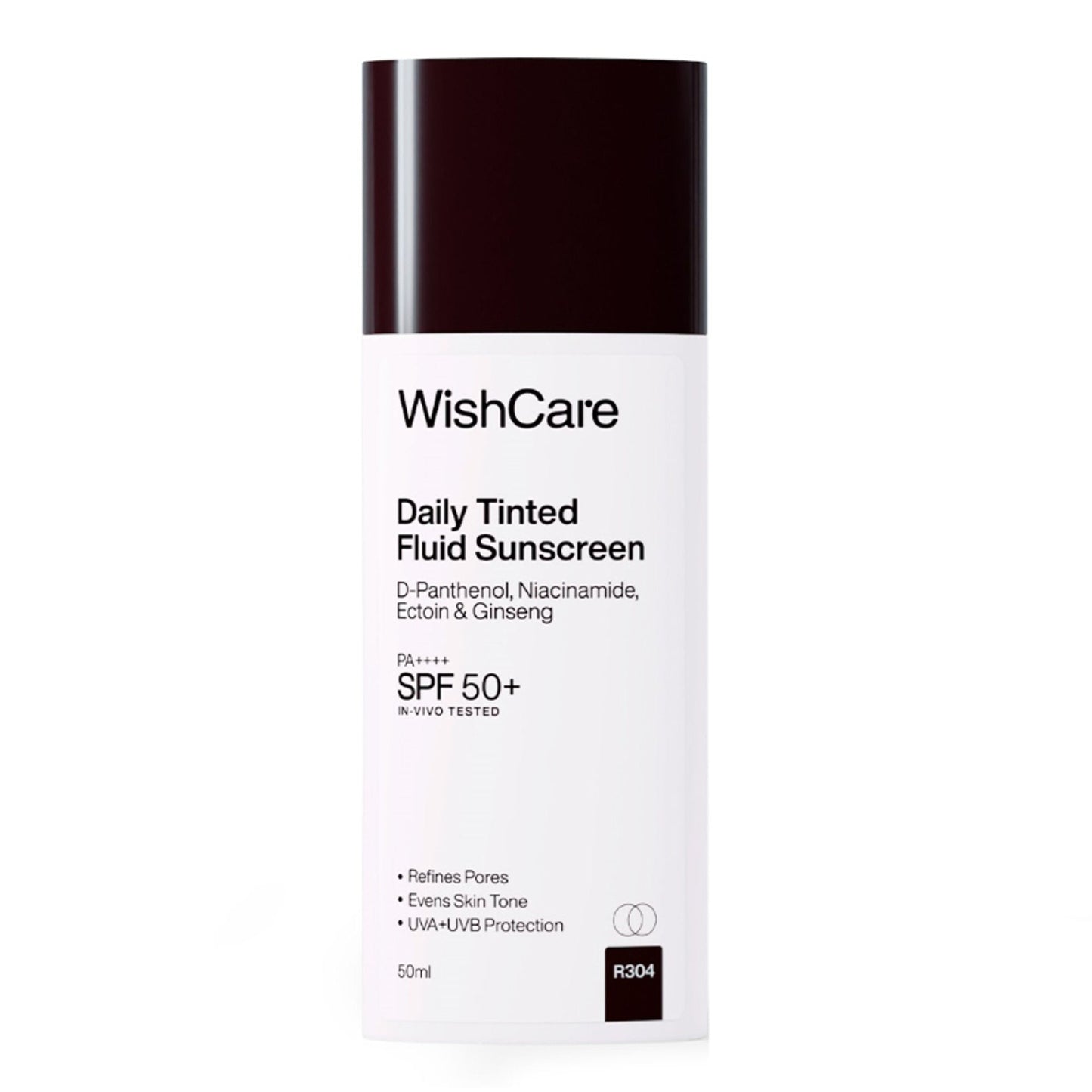 Wishcare Daily Fluid Tinted Sunscreen SPF50PA++++ - R304