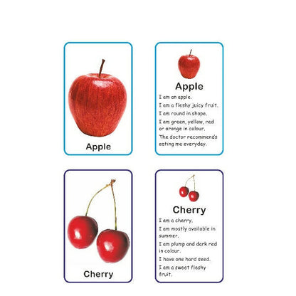 Jolly Kids Pre-school Learning Flash Cards for Kids| Set of 4| 32 Cards on Each Pack| Ages 1-6 Years