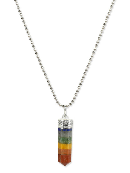 Silver-Plated Necklace - Ruby Raang