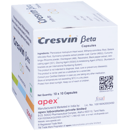 Apex Cresvin Beta Capsules