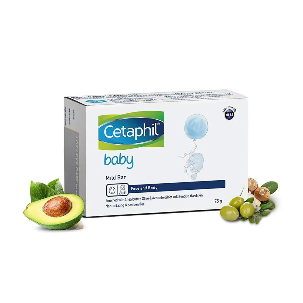 Cetaphil Baby Mild Bar Face & Body - 75 gms