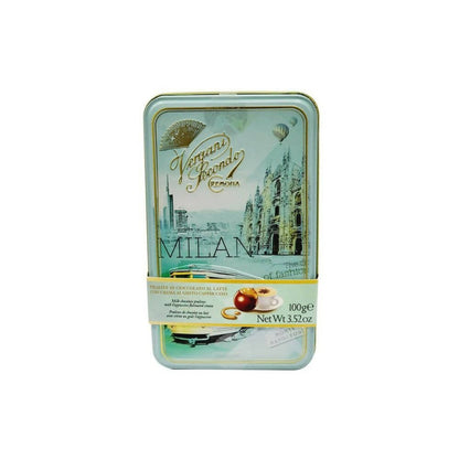 Ajfan Milk Chocolate Cappuccino Pralines In Milan Gift Tin