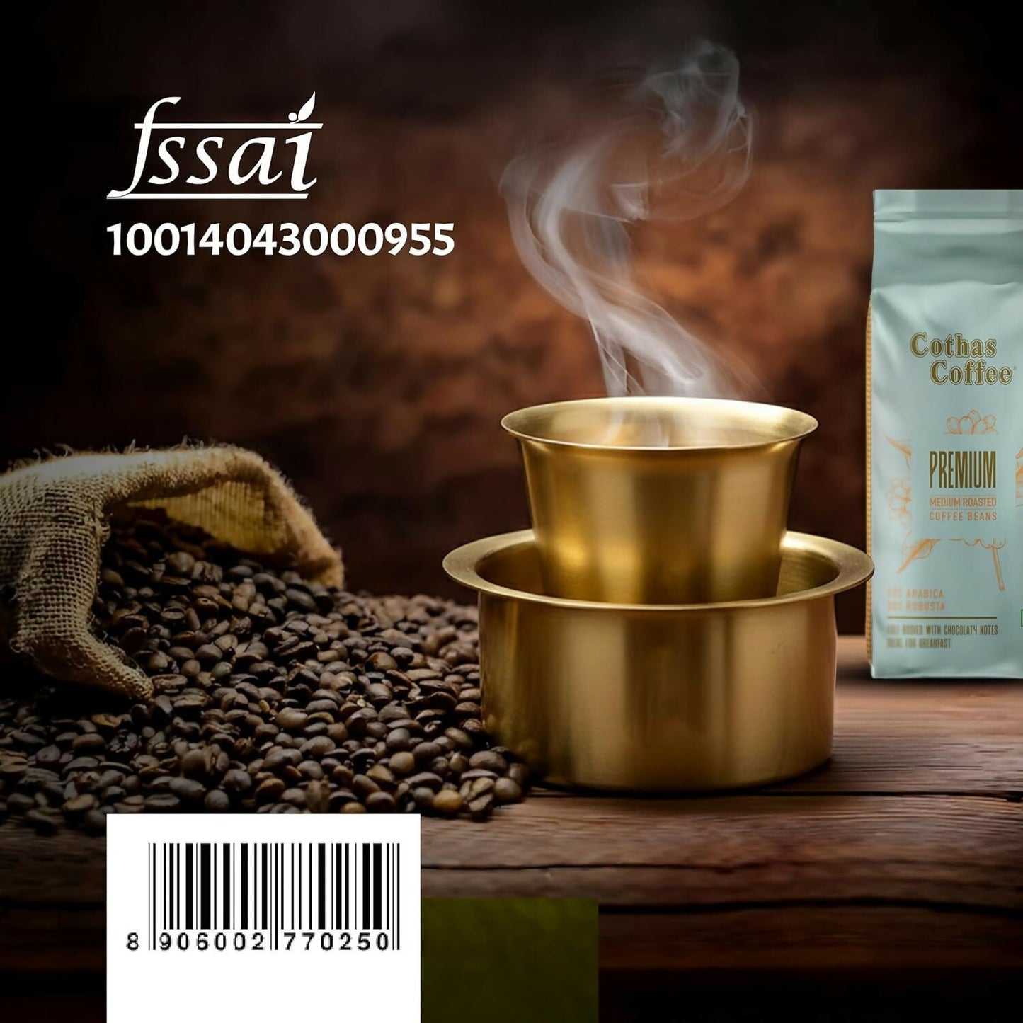 Cothas Coffee Premium Gold Medium Roasted Coffee Beans