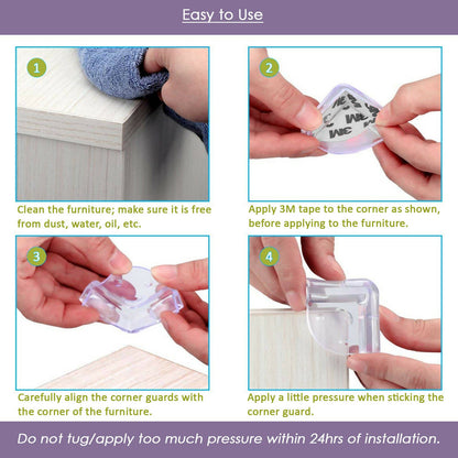 Safe-O-Kid Smiley Shaped, Compact Corner Safety For Sharp Corners