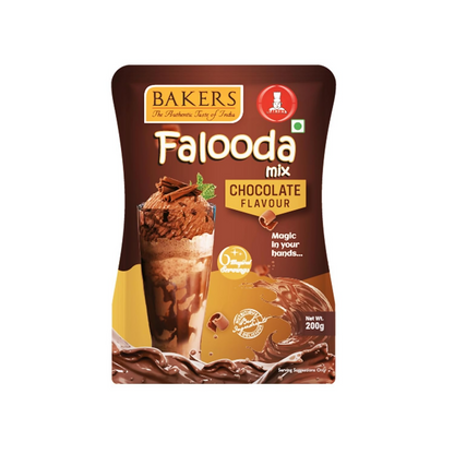BAKERS Flavour Chocolate, Kulfi and Vanilla Falooda Mix Powder