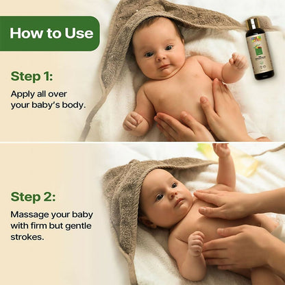Herby Angel Bala Ashwagandhadi Body Massage Oil for Baby