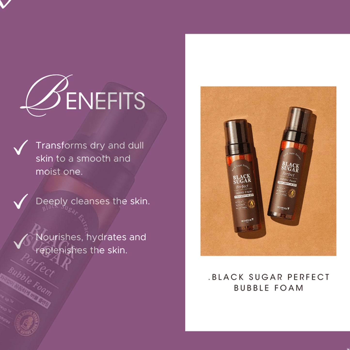 Skinfood Black Sugar Perfect Bubble Foam