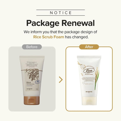 Skinfood Rice Daily Brightening Scrub Foam