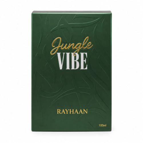 RAYHAAN Jungle Vibe Eau De Parfum for Men | Fresh Green Woody Aromatic Fragrance | Long-Lasting Perfume Spray