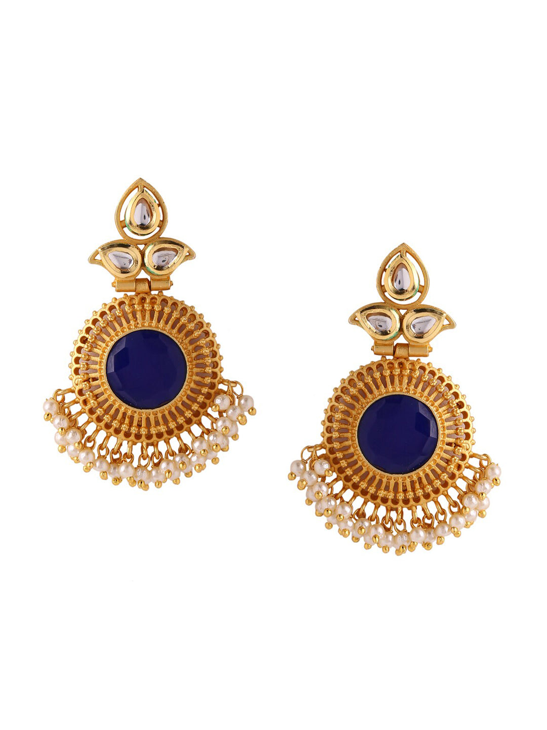 Shoshaa Woman Gold-Toned Contemporary Drop Earrings