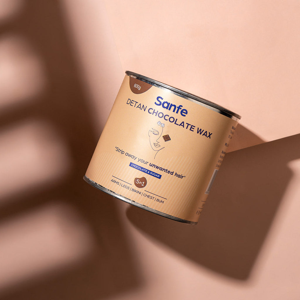 Sanfe Detan Chocolate Wax - 1200 gms