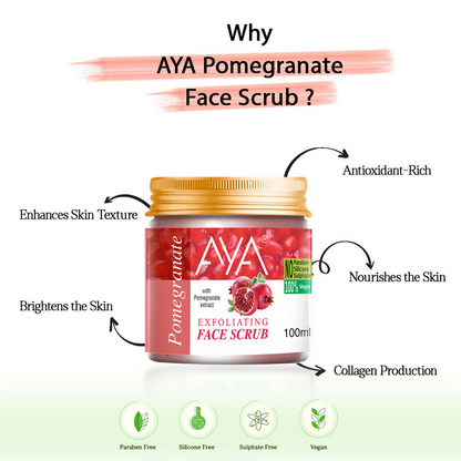 AYA Pomegranate Exfoliating Face Scrub