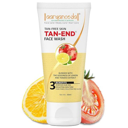 Aryanveda Tanned Facewash, 60 ml