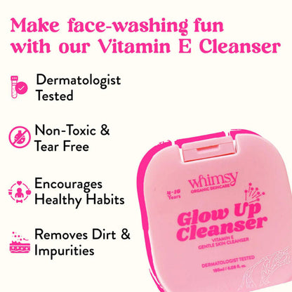 Whimsy Beauty Glow Up Face & Body Cleanser Vitamin E