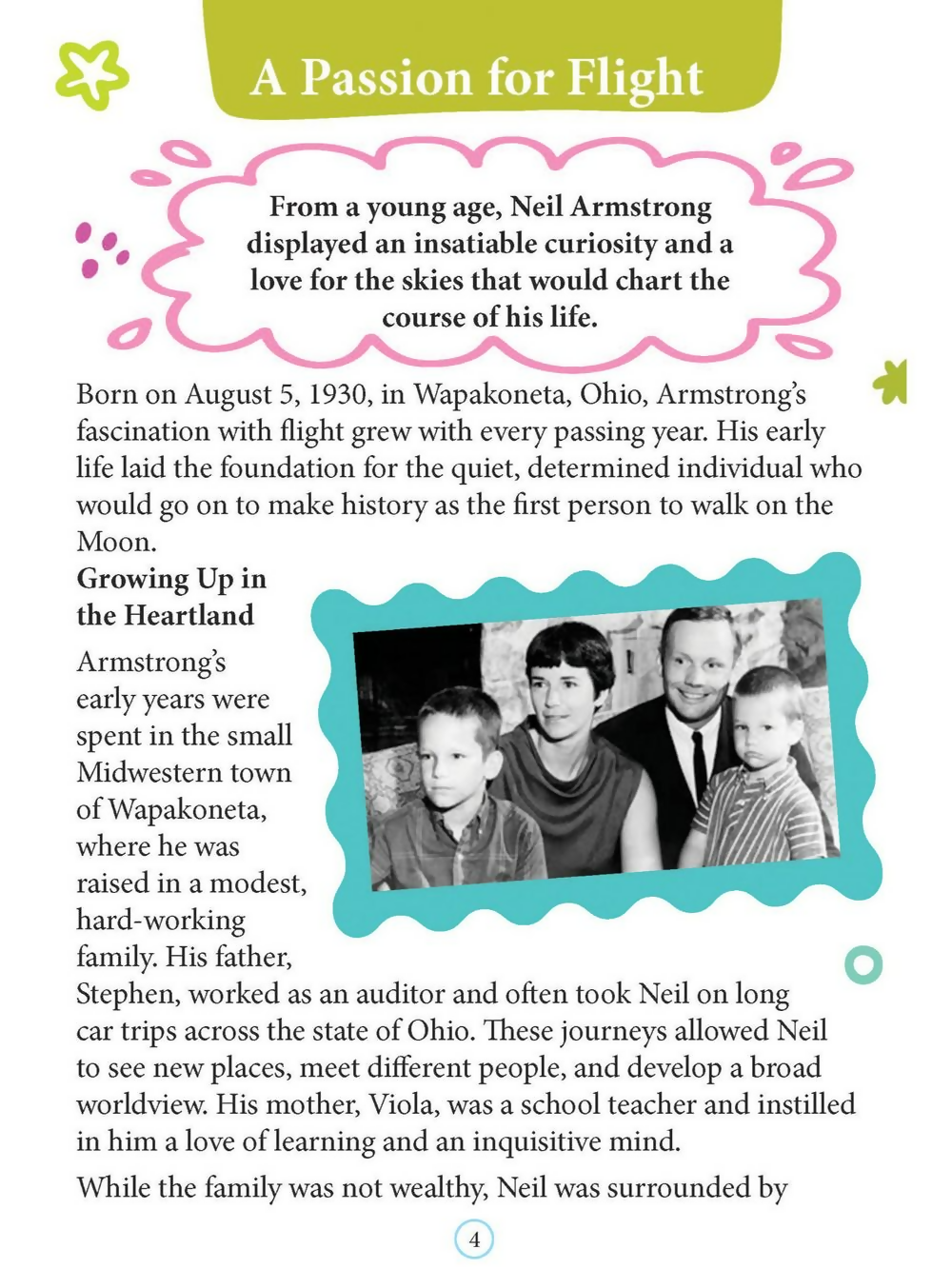 Dreamland Publications Neil Armstrong Icons of Inspiration Illustrated Biography For Kids