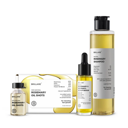 Brillare Rosemary Oil Shots For Visible Hair Growth