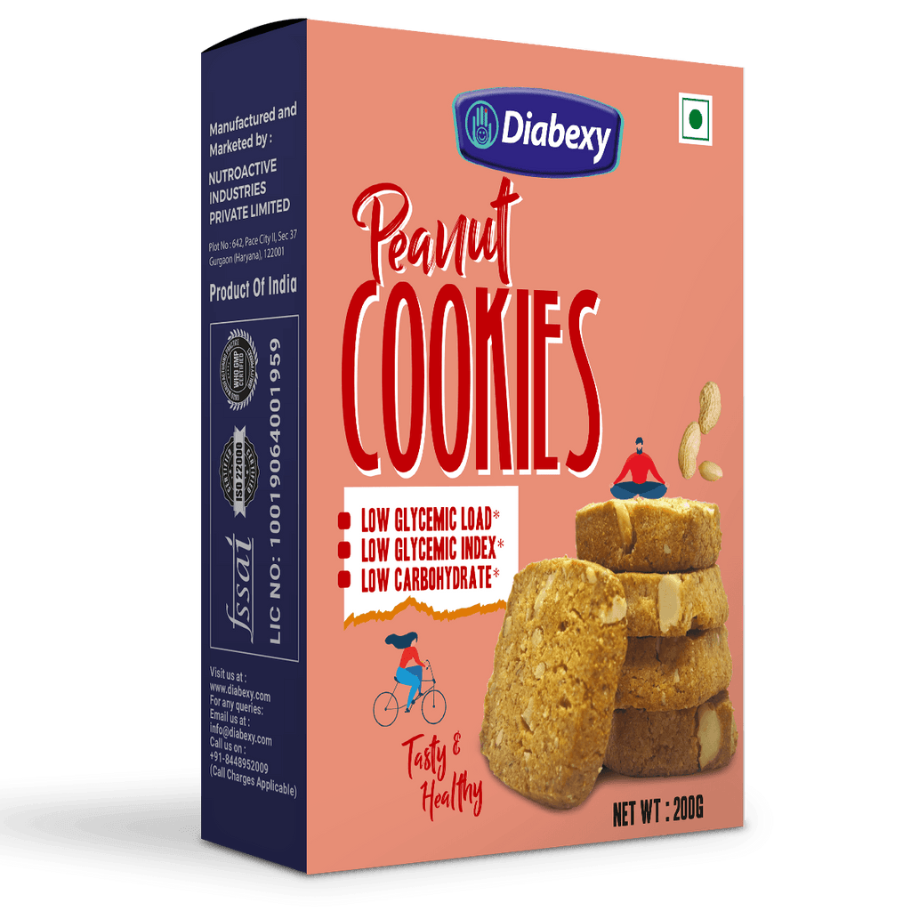 Diabexy Peanut Cookies - 200 gms