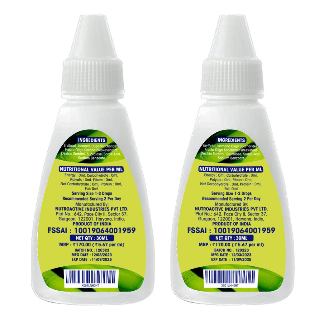Diabexy Sugar Drops - 30ml Each (Pack of 2)