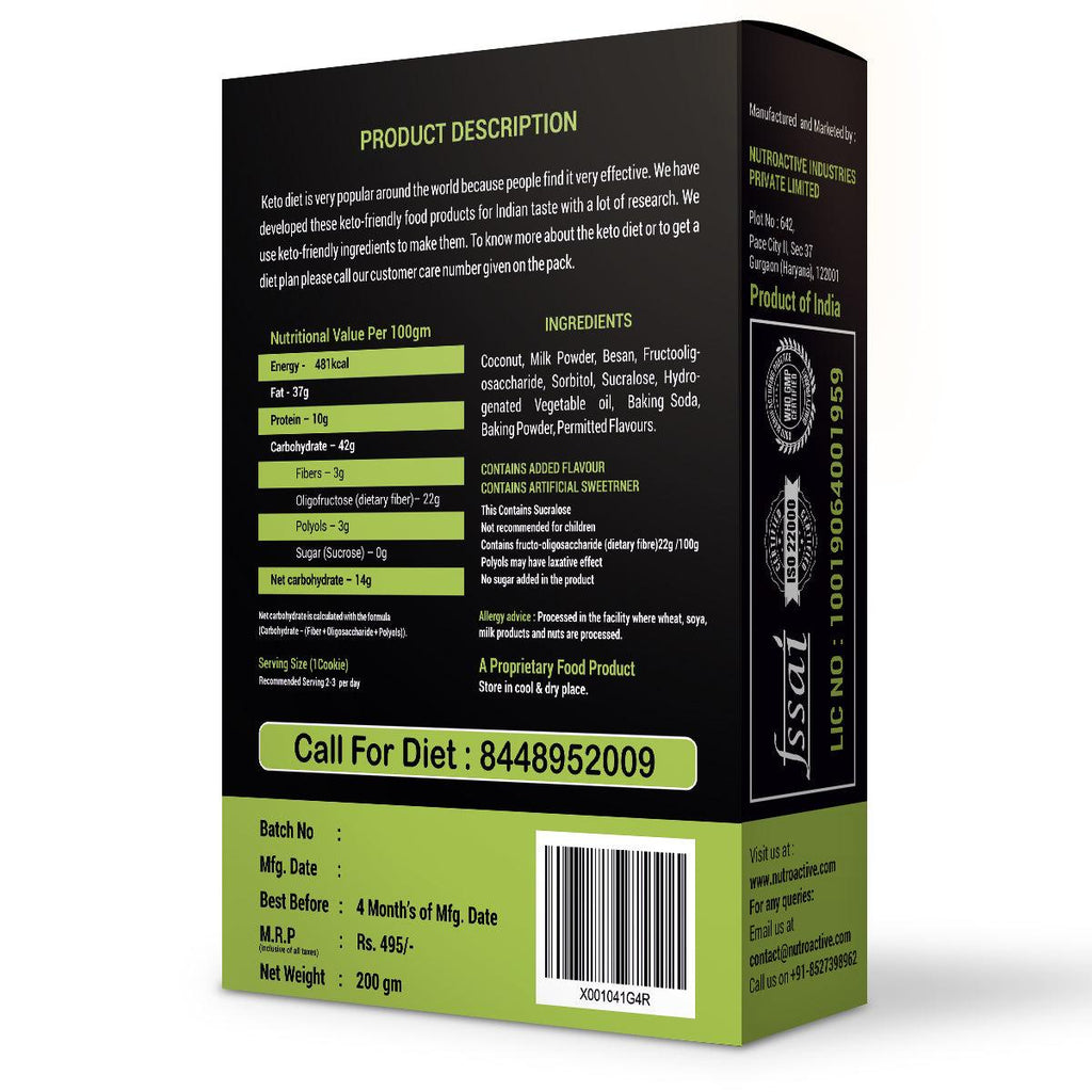 Diabexy NutroActive Keto Cookies Combo