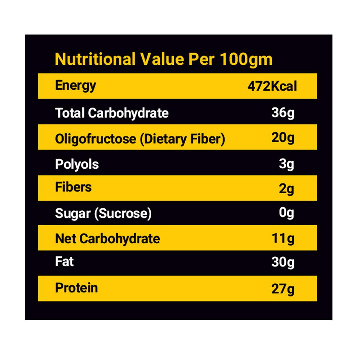 Diabexy NutroActive Keto Jeera Cookies Salted 0.5g Net Carb Zero Sugar - 110 gms
