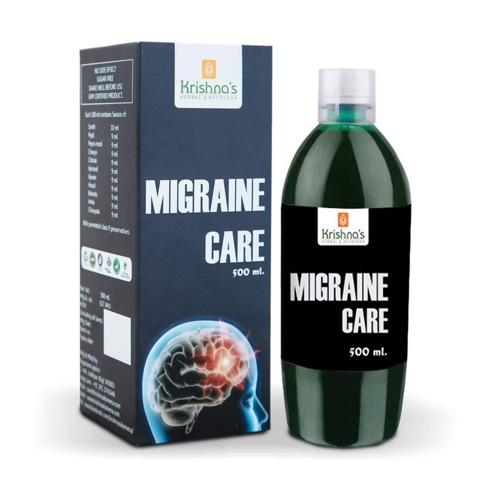 Krishna's Herbal & Ayurveda Migraine Care Juice - 500 ml