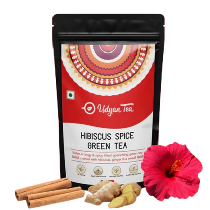 Udyan Tea Hibiscus Spice Green Tea