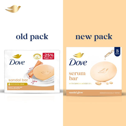 Dove Sandal Beauty Bathing Bar - For Natural Glowing Skin