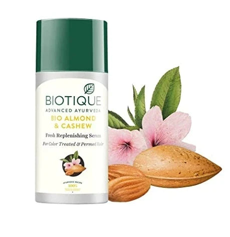 Biotique Advanced Ayurveda Bio Almond and Cashew Replenishing Hair Serum - 40 ml