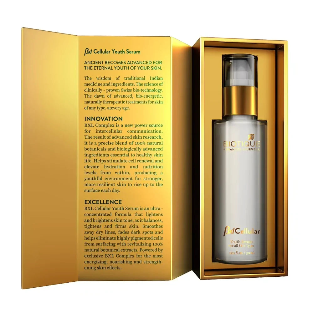 Biotique Advanced Organics Anti-Age BXL Cellular Youth Serum - 30 ml