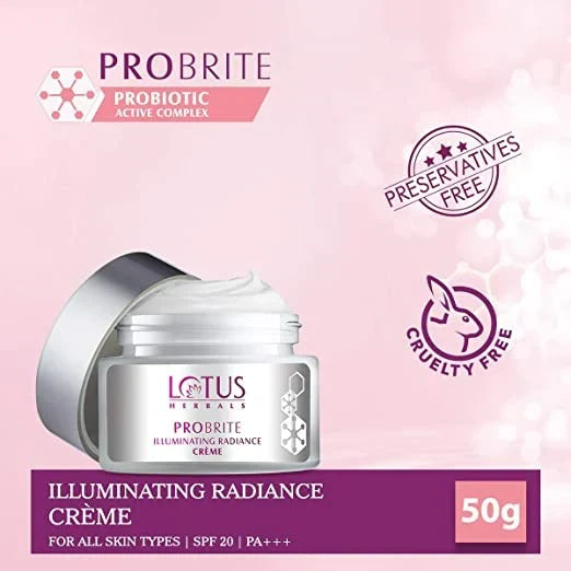 Lotus Herbals Probrite Illuminating Radiance Crème