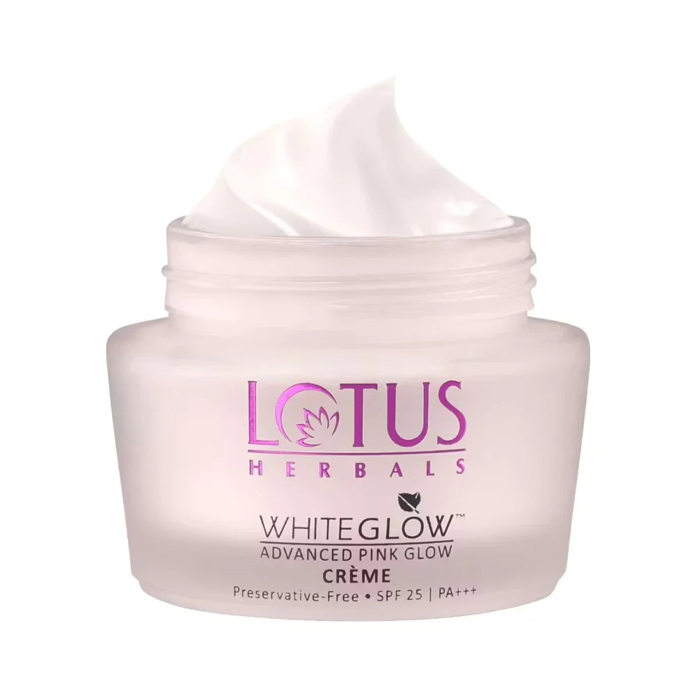 Lotus Herbals Whiteglow Advanced Pink Glow Creme Spf 25 I PA+++