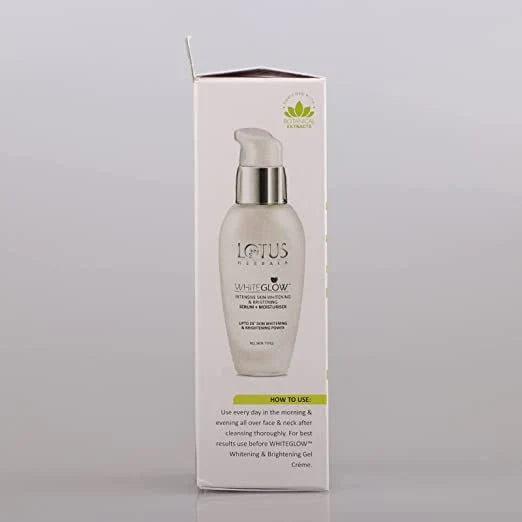 Lotus Herbals Whiteglow Intensive Skin Serum + Moisturiser