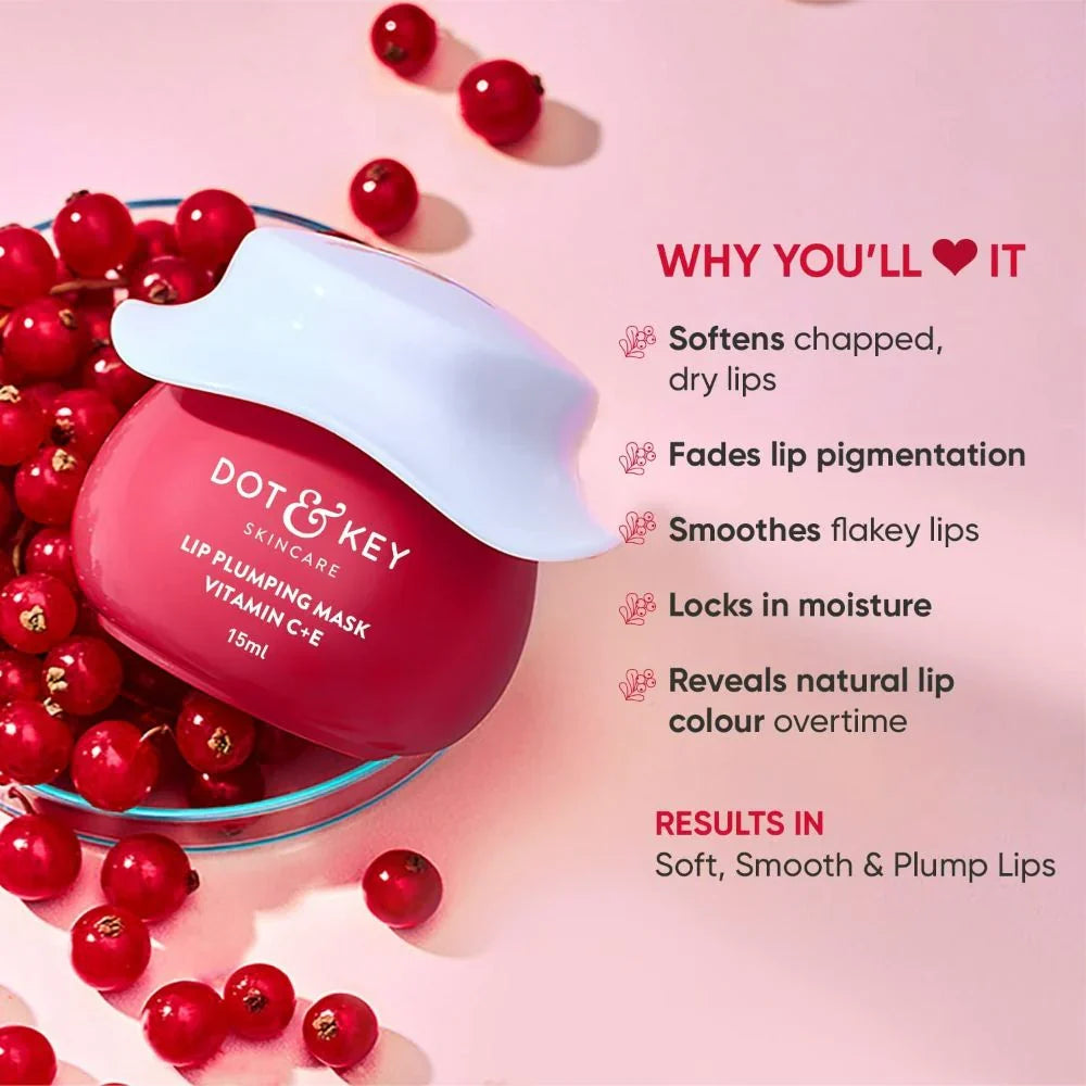 Dot & Key Lip Plumping Sleeping Mask -15 ml