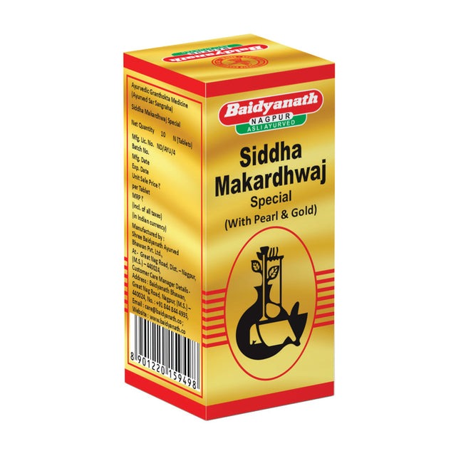 Baidyanath Siddha Makardhwaja Special -10 tabs