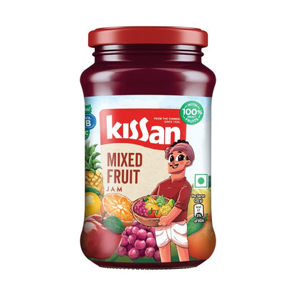 Kissan Mixed Fruit Jam With Fruit Ingredients